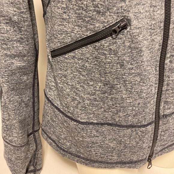 Zella Grey Full Zipper Jacket size L - Picture 3 of 12